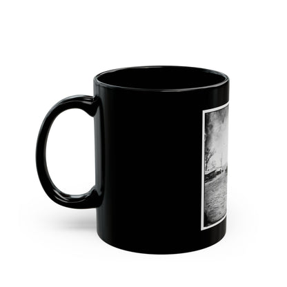 Big Black River Station, Miss. Wagons And Sheds (U.S. Civil War) Black Coffee Mug