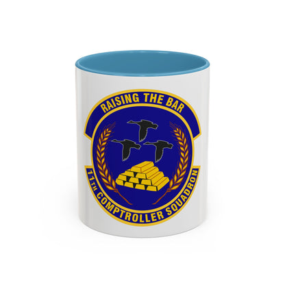 11th Comptroller Squadron (U.S. Air Force) Accent Coffee Mug