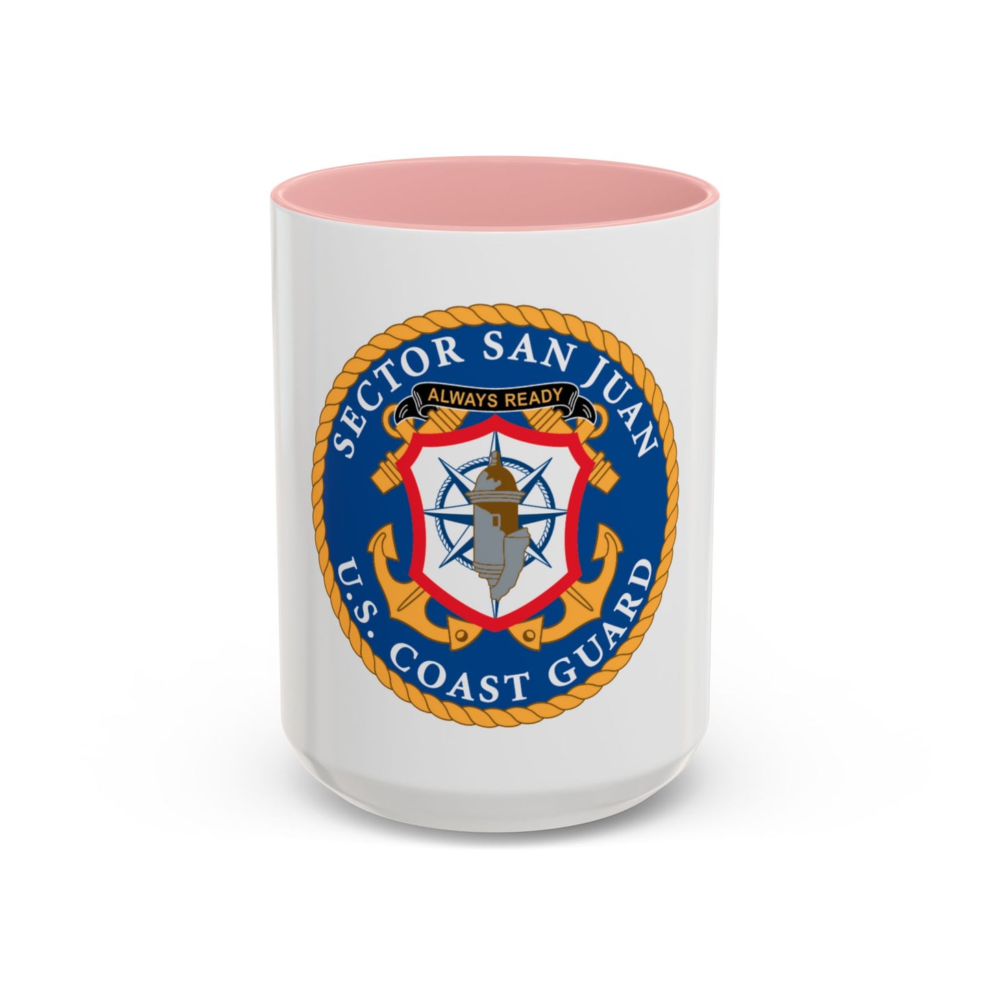 USCG Sector San Juan (U.S. Coast Guard) Accent Coffee Mug