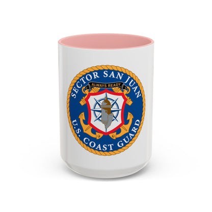 USCG Sector San Juan (U.S. Coast Guard) Accent Coffee Mug