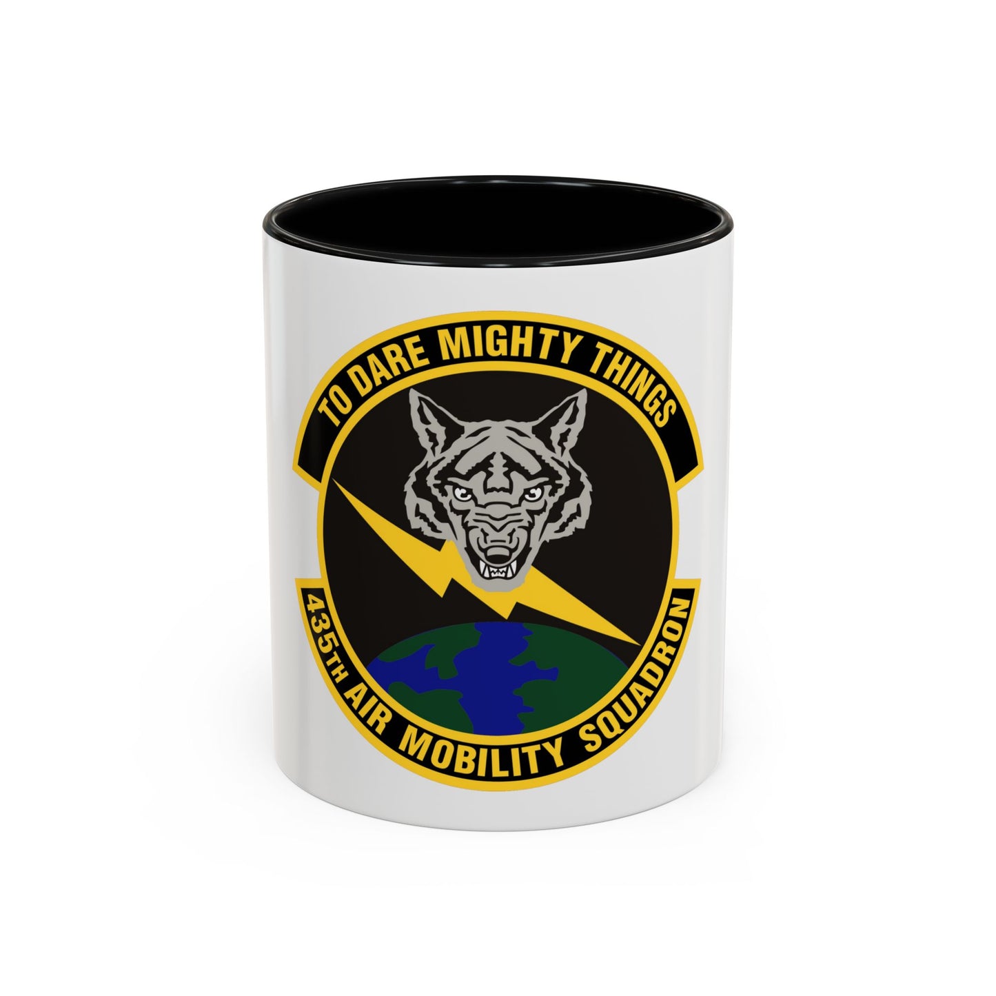 435th Air Mobility Squadron (U.S. Air Force) Accent Coffee Mug