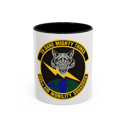 435th Air Mobility Squadron (U.S. Air Force) Accent Coffee Mug