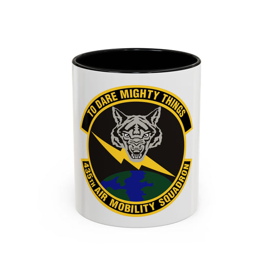 435th Air Mobility Squadron (U.S. Air Force) Accent Coffee Mug