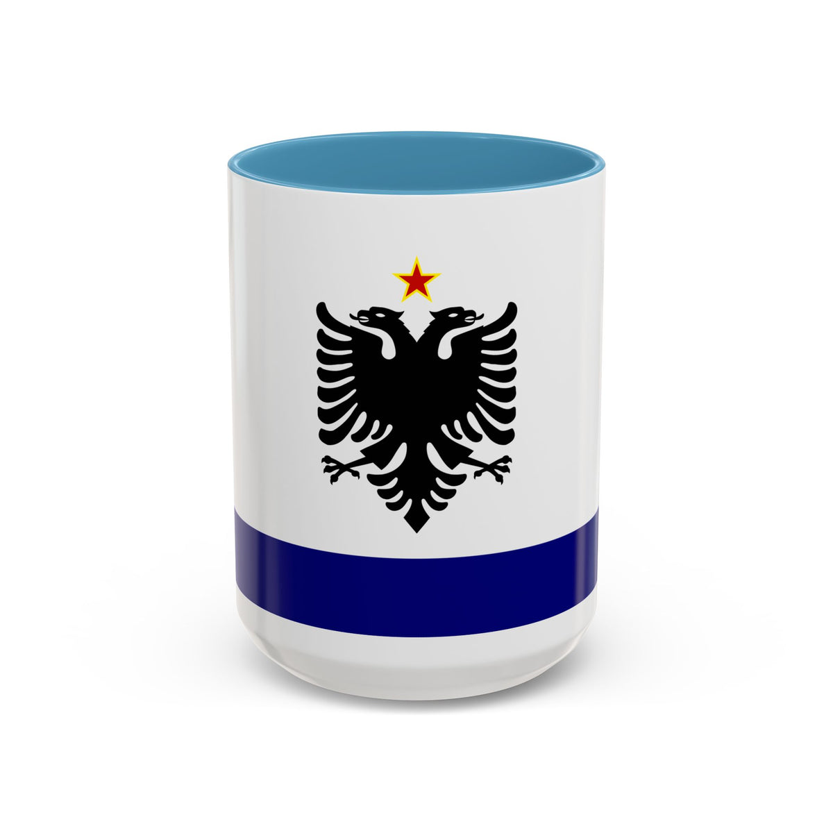 Government Ensign of Albania 1958 to 1992 - Accent Coffee Mug