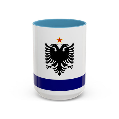 Government Ensign of Albania 1958 to 1992 - Accent Coffee Mug