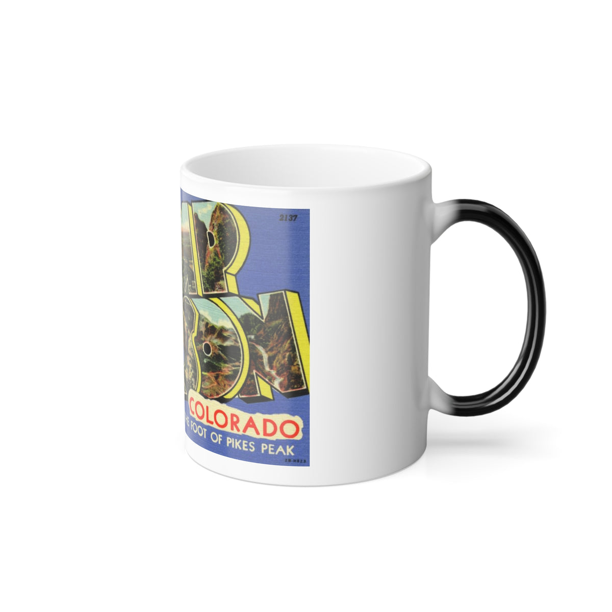 Camp Carson Colorado (Greeting Postcards) Color Changing Mug 11oz