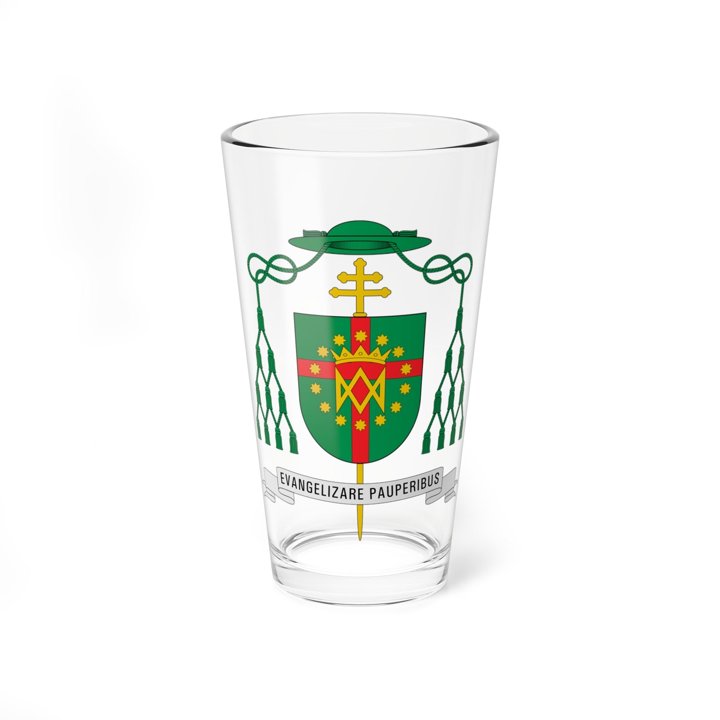 Escudo de Emilio Benavent Escuín (Spain) (Coat of Arms) Pint Glass 16oz