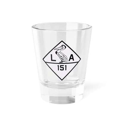 Louisiana 151 1924 (Louisiana) (Road Sign) Shot Glass 1.5oz