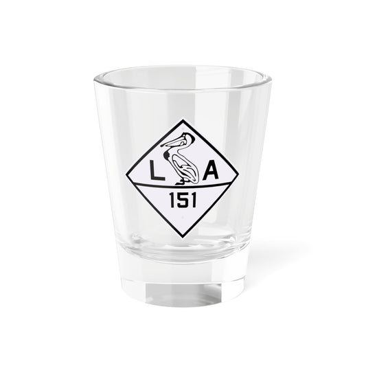 Louisiana 151 1924 (Louisiana) (Road Sign) Shot Glass 1.5oz