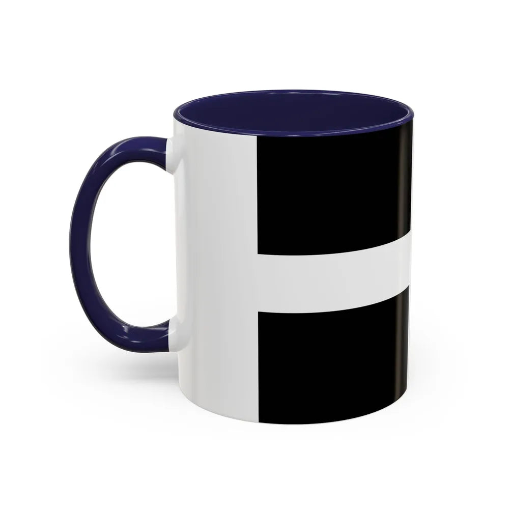 Flag of Cornwall UK - Accent Coffee Mug-Go Mug Yourself