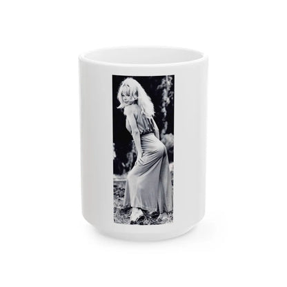 Francine York #159 (Vintage Female Icon) White Coffee Mug-15oz-Go Mug Yourself