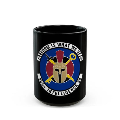 531 Intelligence Squadron ACC (U.S. Air Force) Black Coffee Mug 15oz - Go Mug Yourself