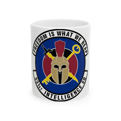 531 Intelligence Squadron ACC (U.S. Air Force) White Coffee Mug 11oz - Go Mug Yourself
