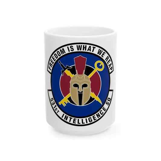 531 Intelligence Squadron ACC (U.S. Air Force) White Coffee Mug 15oz - Go Mug Yourself