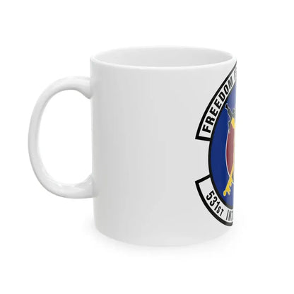 531 Intelligence Squadron ACC (U.S. Air Force) White Coffee Mug - Go Mug Yourself