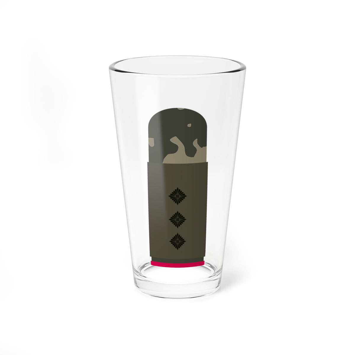 HA OS3 43 Hauptmann Pz (Germany) (Military Rank) Pint Glass 16oz