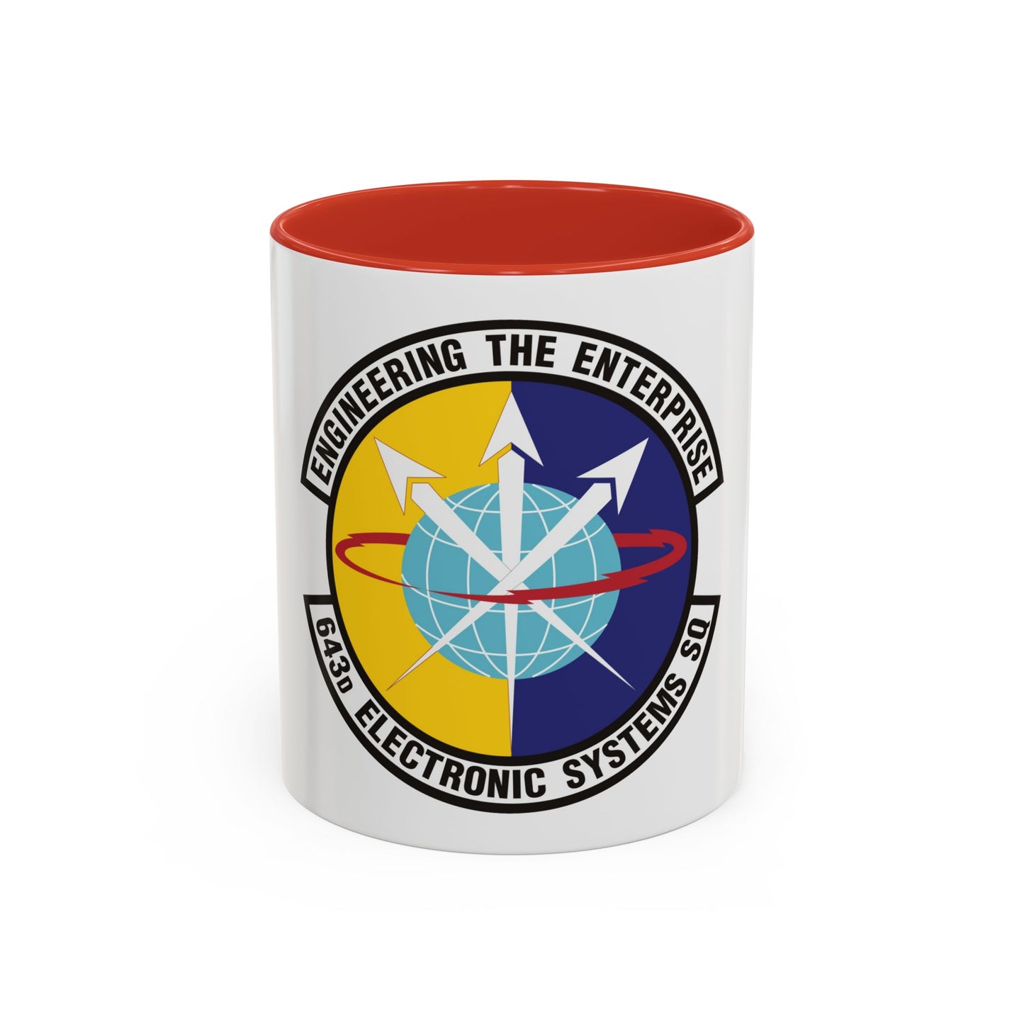 643d Electronic Systems Squadron (U.S. Air Force) Accent Coffee Mug