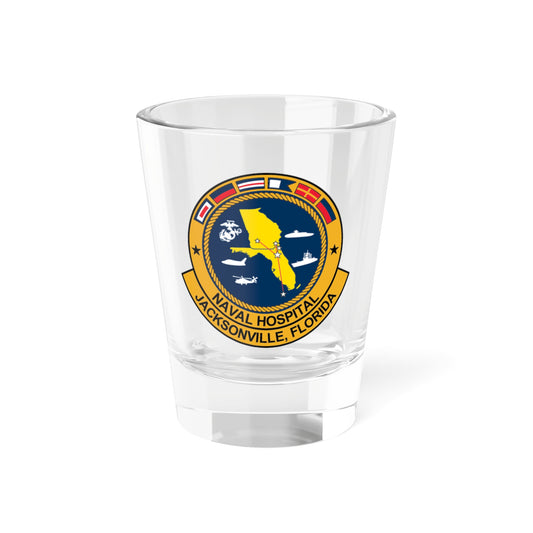 Verre à liqueur de l'hôpital naval de Jacksonville (US Navy) 1,5 oz