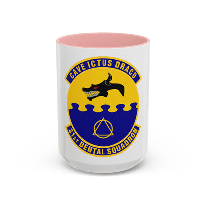 31st Dental Squadron (U.S. Air Force) Accent Coffee Mug