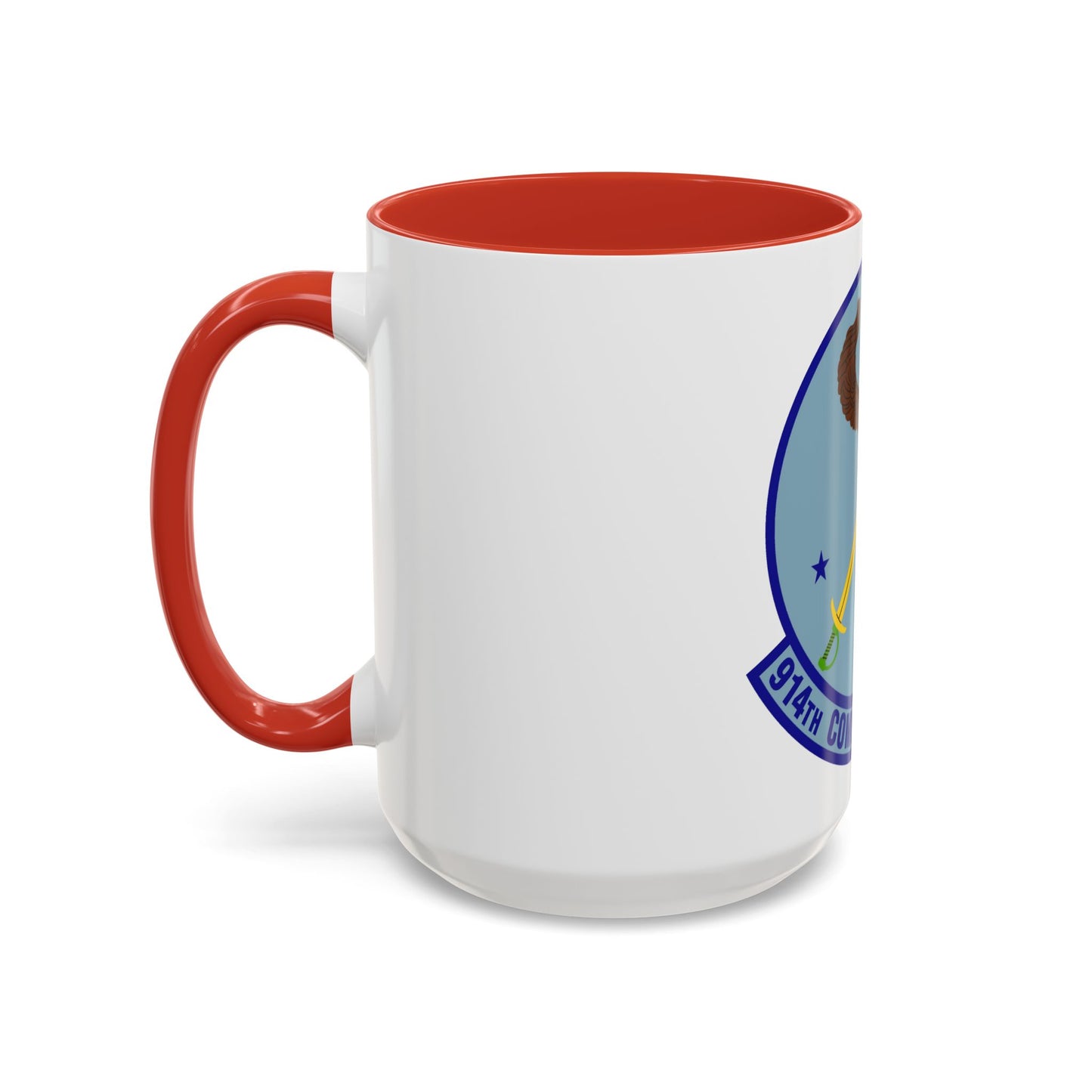 914th Combat Communications Flight (U.S. Air Force) Accent Coffee Mug