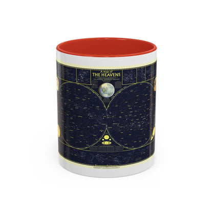 Heavens, The 1 (1957) (Map) Accent Coffee Mug