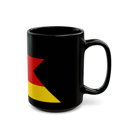 Flag of President of Deutsche Bundespost Germany - Black Coffee Mug-Go Mug Yourself