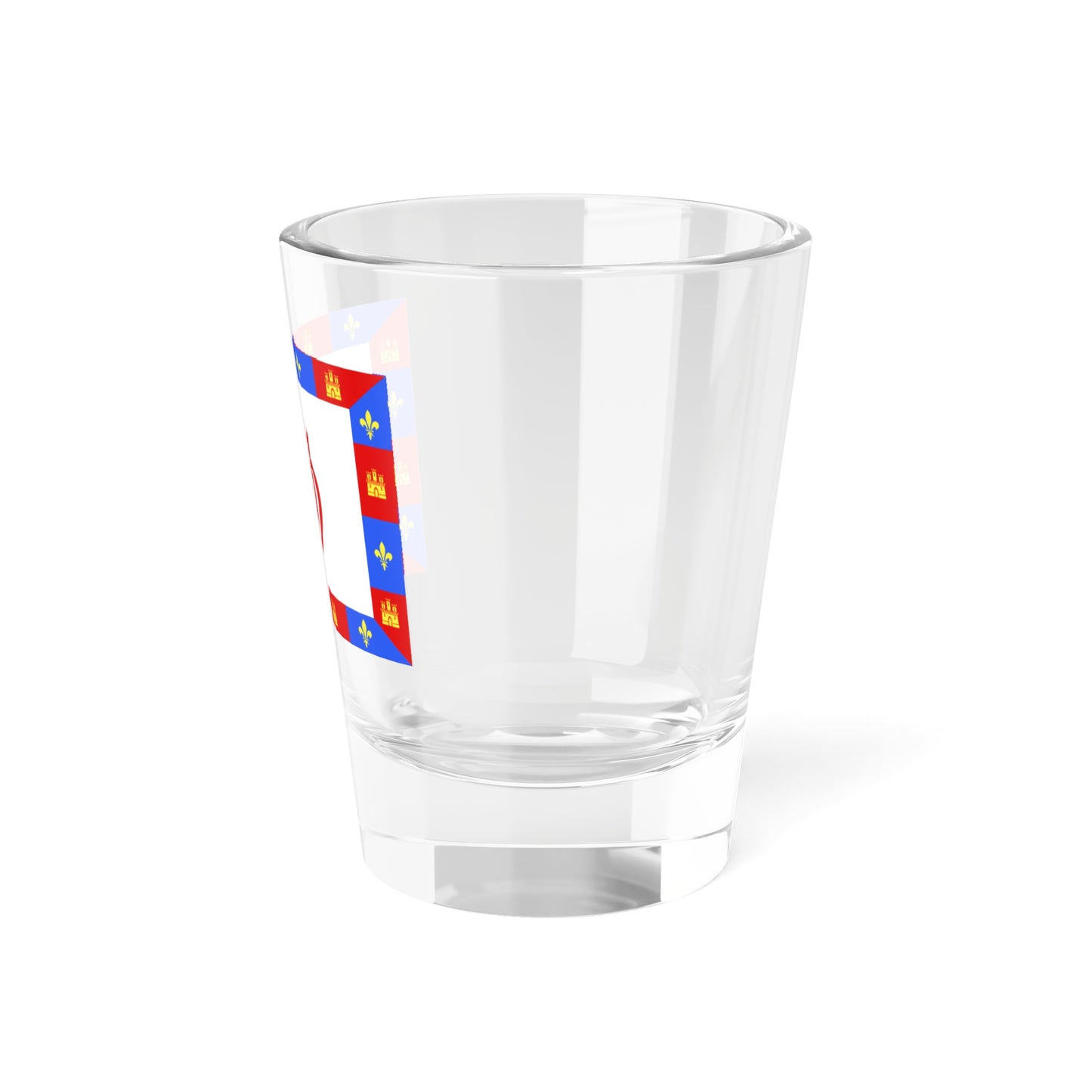 Traditional flag of Vendee (France) Shot Glass 1.5oz