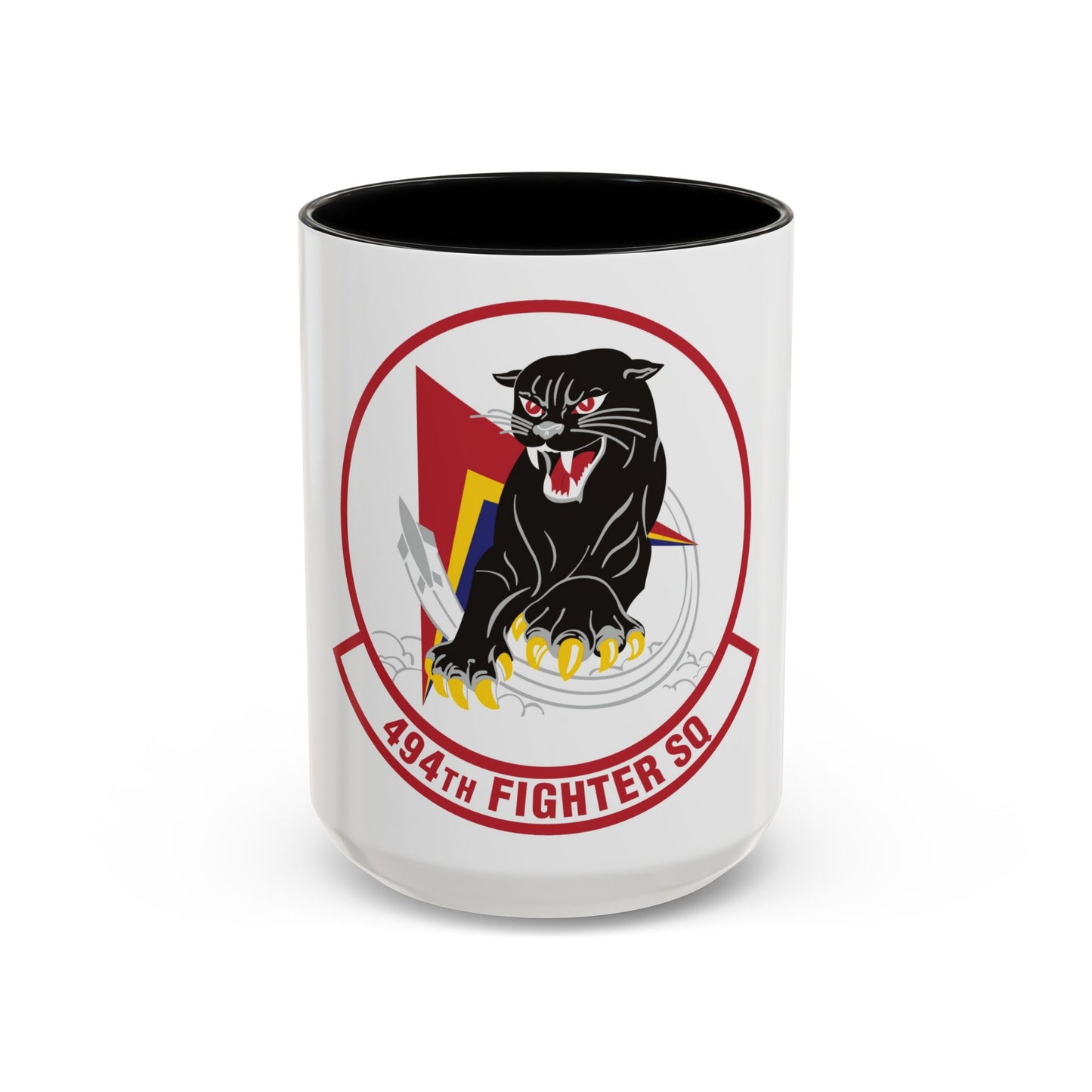 494th Fighter Squadron (U.S. Air Force) Accent Coffee Mug