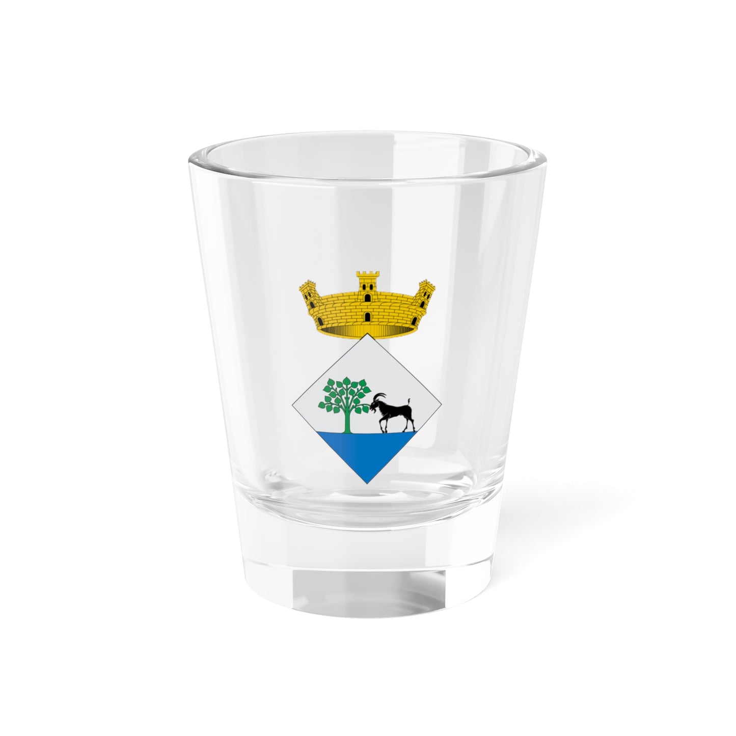 Escut de Cabrera de Mar (Spain) (Coat of Arms) Shot Glass 1.5oz