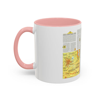 Central America - Archeological Map 2 (1968) (Map) Accent Coffee Mug