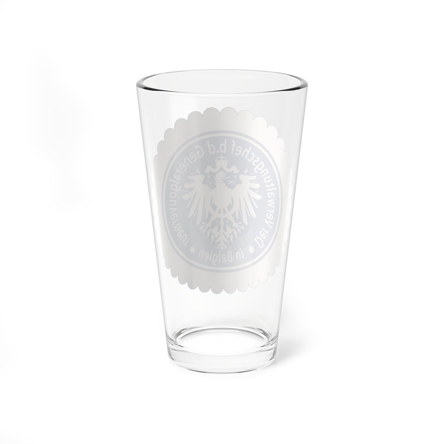 Seal of the Government-General of Belgium (Belgium) (Coat of Arms) Pint Glass 16oz