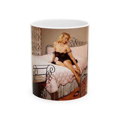 Eve Meyer #43 (Vintage Female Icon) White Coffee Mug-11oz-Go Mug Yourself