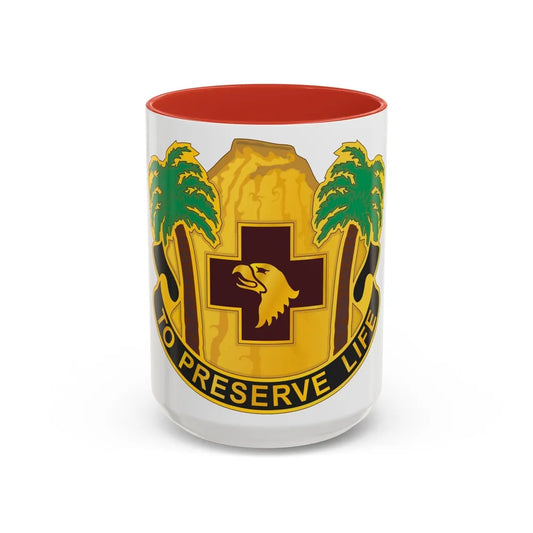 531st Hospital Center (U.S. Army) Accent Coffee Mug-15oz-Red-Go Mug Yourself