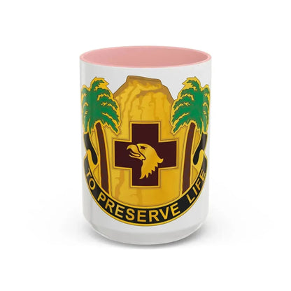 531st Hospital Center (U.S. Army) Accent Coffee Mug 15oz Pink - Go Mug Yourself