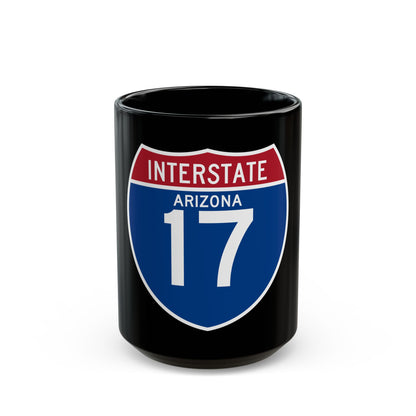 Interstate 17 (U.S. Highways) Black Coffee Mug