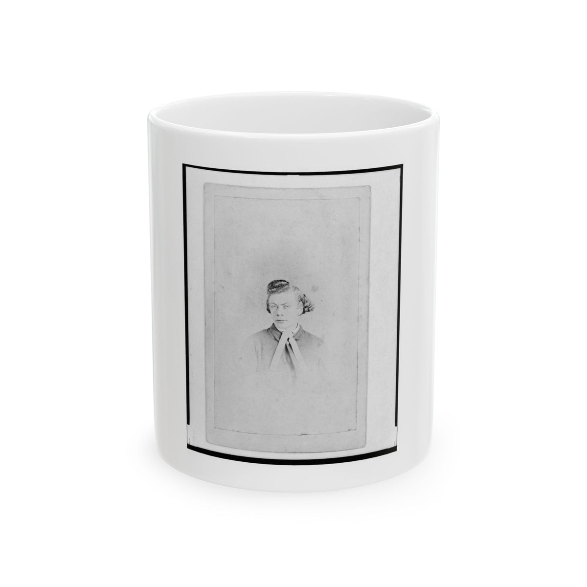 Henry Stein, Head-And-Shoulders Portrait, Facing Front (U.S. Civil War) White Coffee Mug