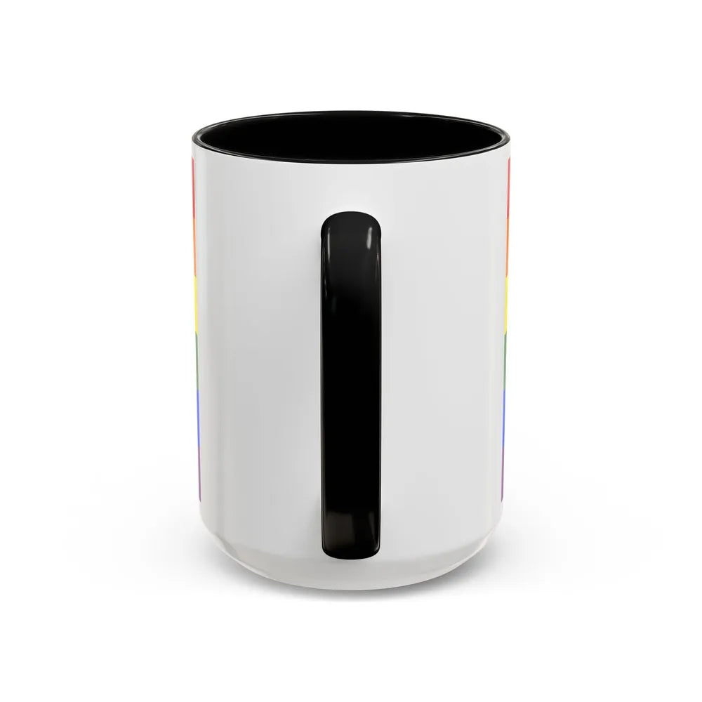 Gay Pride Pride Flag - Accent Coffee Mug-Go Mug Yourself