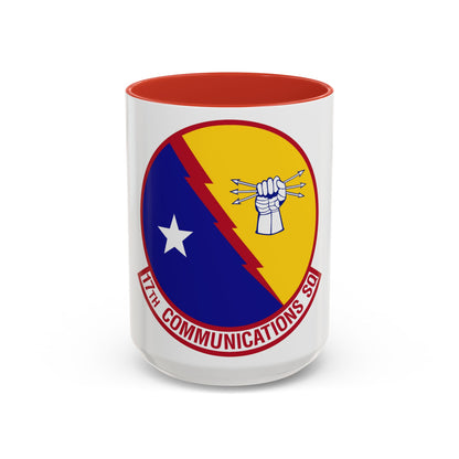 17th Communications Squadron (U.S. Air Force) Accent Coffee Mug