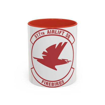 517th Airlift Squadron (U.S. Air Force) Accent Coffee Mug