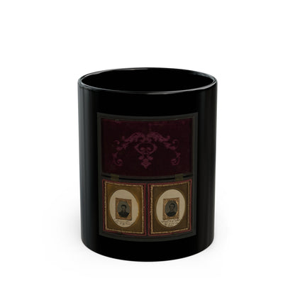 James A. Caruthers Of Company G And Sergeant Samuel Craig Starr Of Company D, 95th Ohio Infantry Regiment (U.S. Civil War) Black Coffee Mug