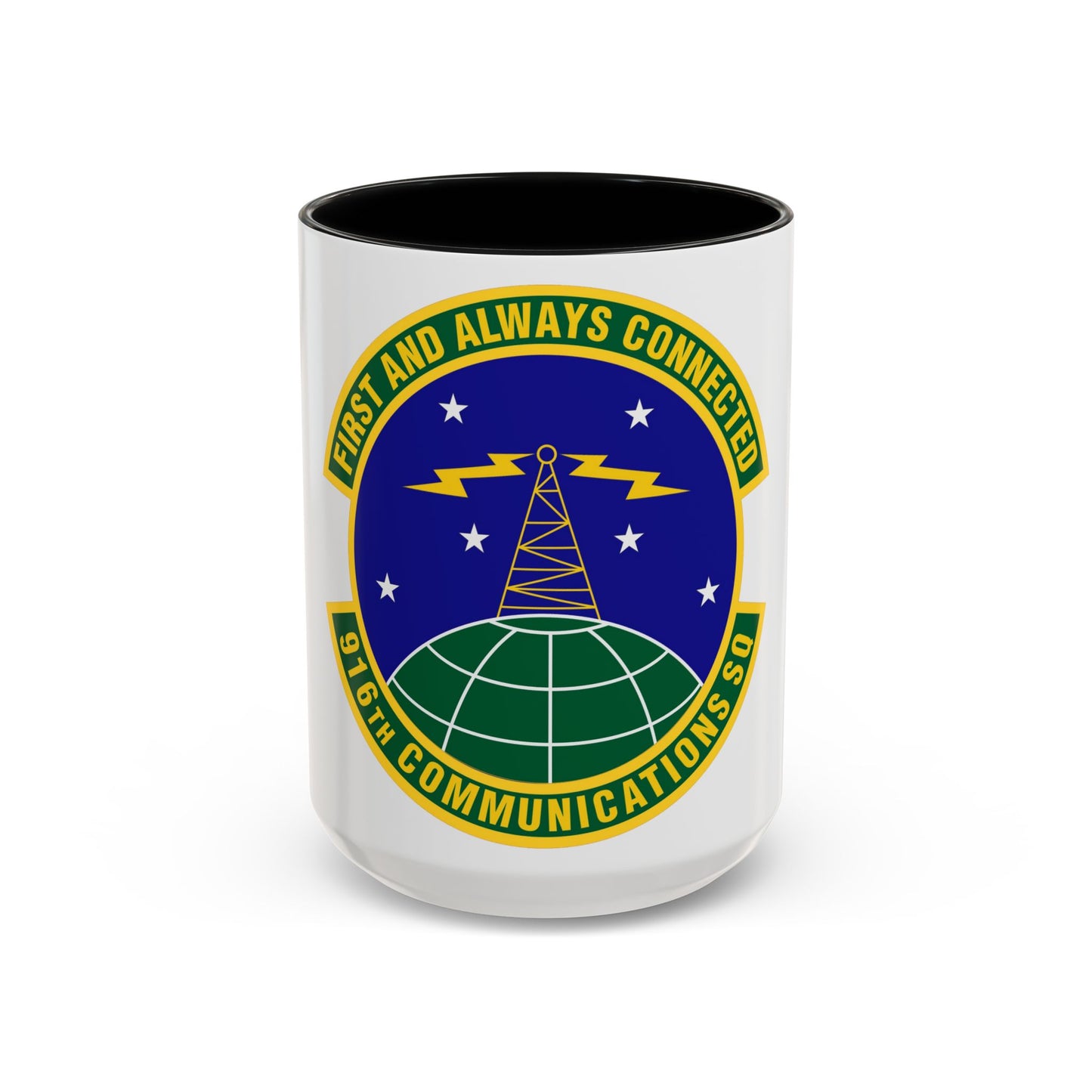 Tasse à café décorative du 916e Escadron de communications (US Air Force)