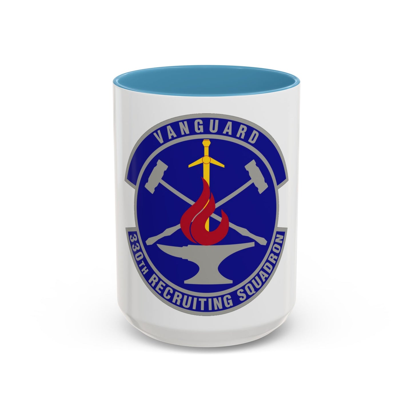 330 Recruiting Squadron AETC (U.S. Air Force) Accent Coffee Mug