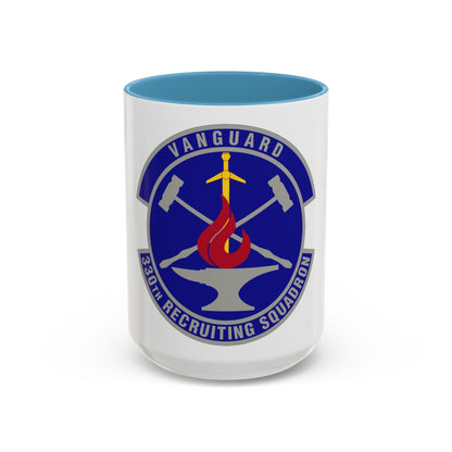 330 Recruiting Squadron AETC (U.S. Air Force) Accent Coffee Mug