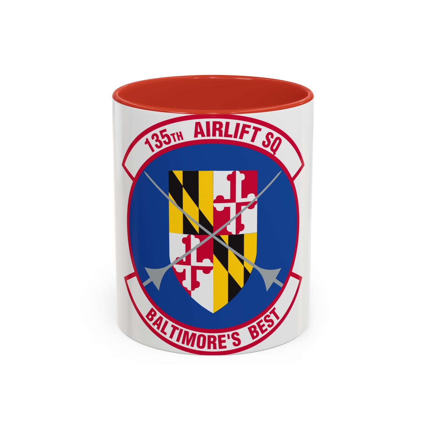 135 Airlift Squadron (U.S. Air Force) Accent Coffee Mug