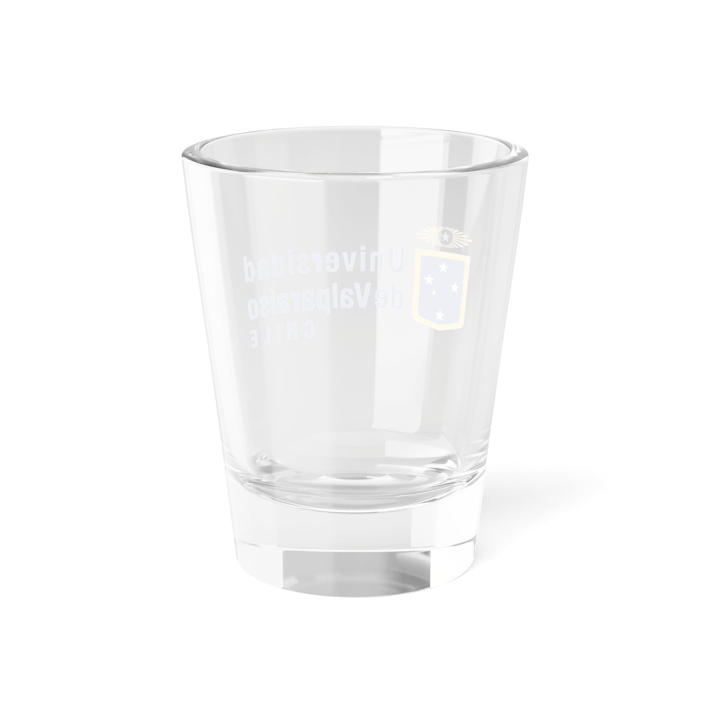 Logo universidad de valparaiso 2008 (Chile) (Coat of Arms) Shot Glass 1.5oz