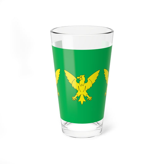 Flag of Caernarfonshire (United Kingdom) Pint Glass 16oz
