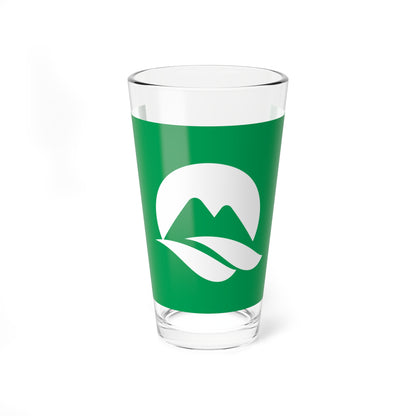 Flag of Mine Yamaguchi (Japan) Pint Glass 16oz