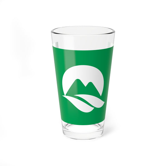 Flag of Mine Yamaguchi (Japan) Pint Glass 16oz