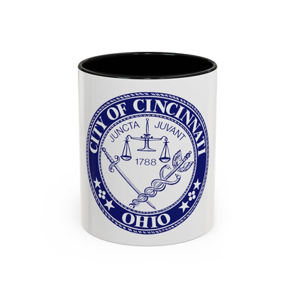 Seal of the City of Cincinnati (Ohio) - Accent Coffee Mug