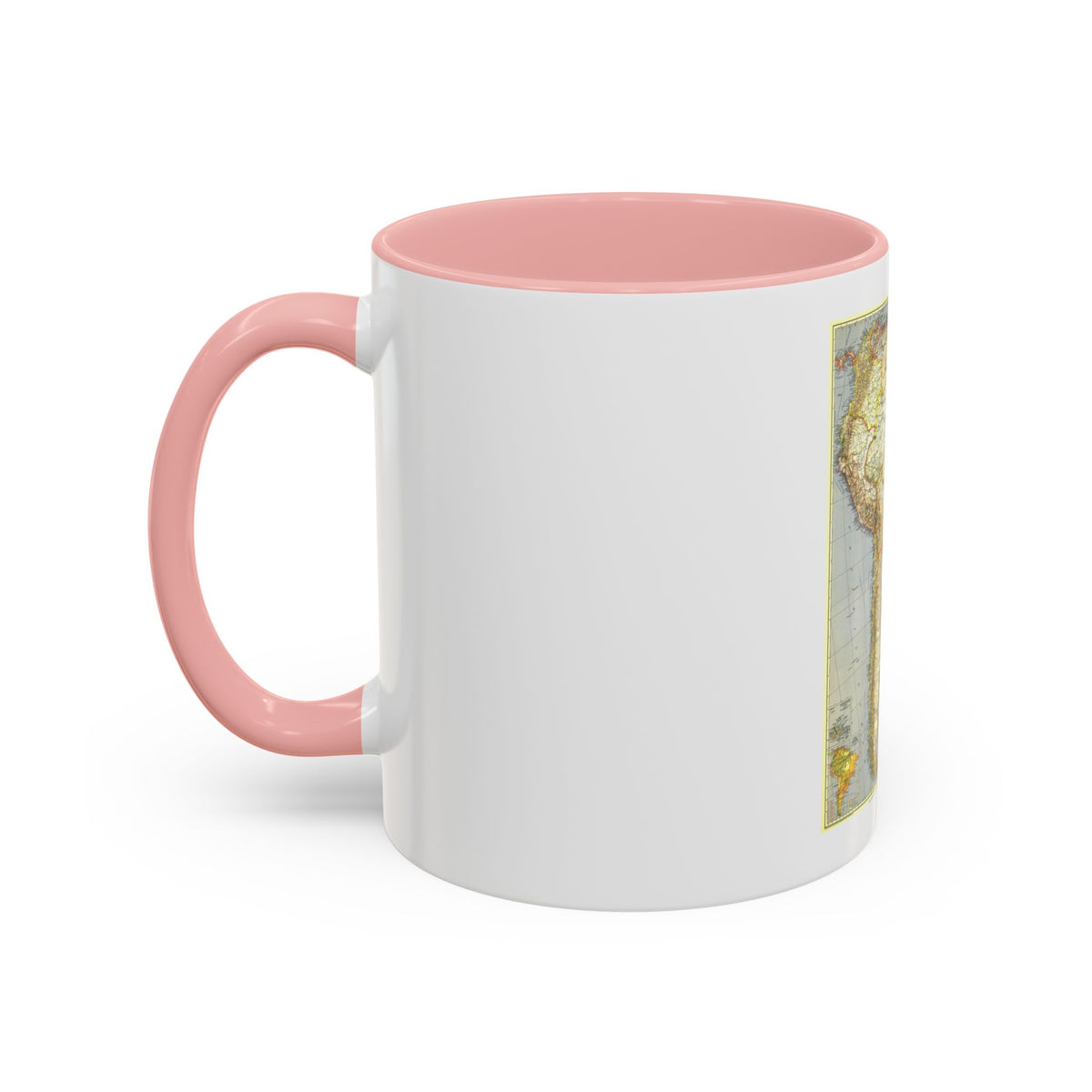 South America (1937) (Map) Accent Coffee Mug